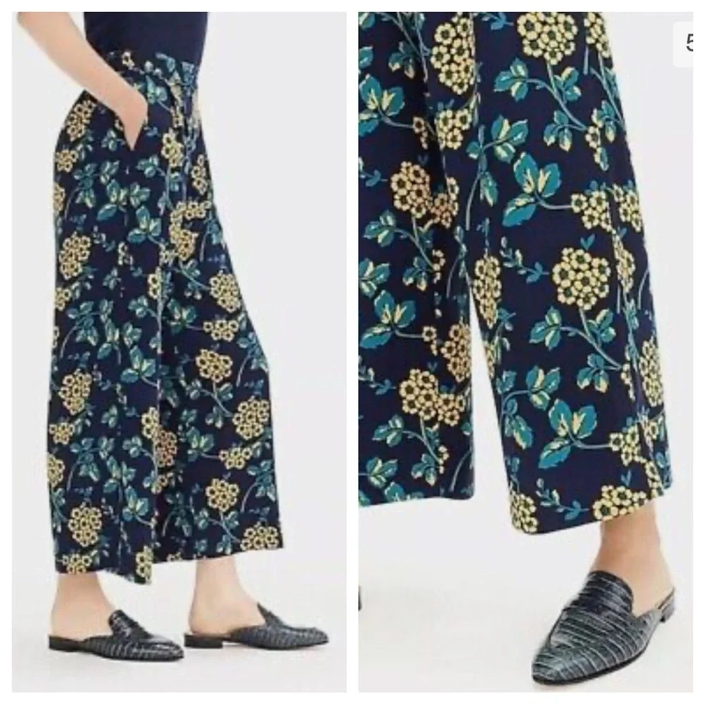 J. Crew Drapey Crepe Wrap Top and matching pants